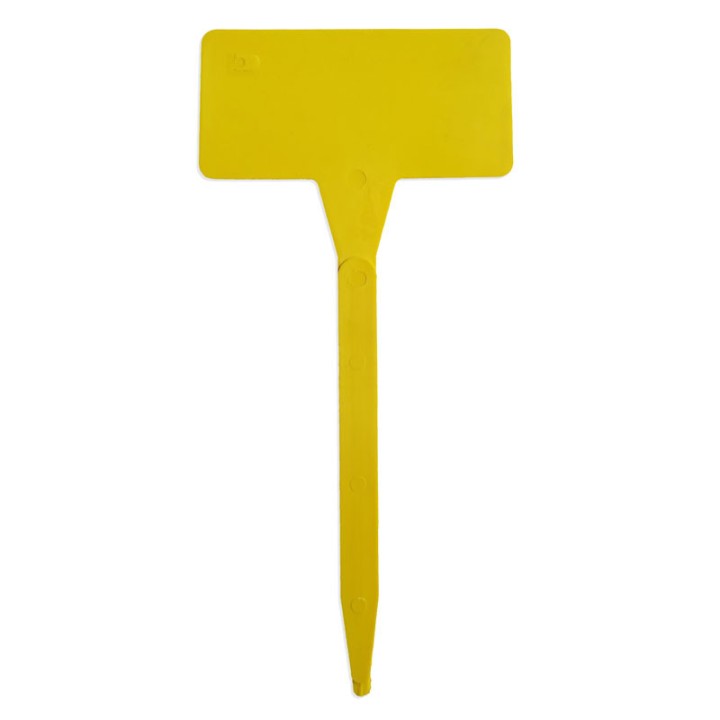 Etiqueta de pincho amarilla para identificar plantas | Tienda de Semillas