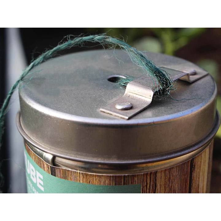 Cuerda de yute color verde en lata 80 metros | EntreSemillas