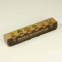 Pack 6 Bombas de semillas de Aromáticas