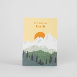 Postal Plantable - Love is in the earth
