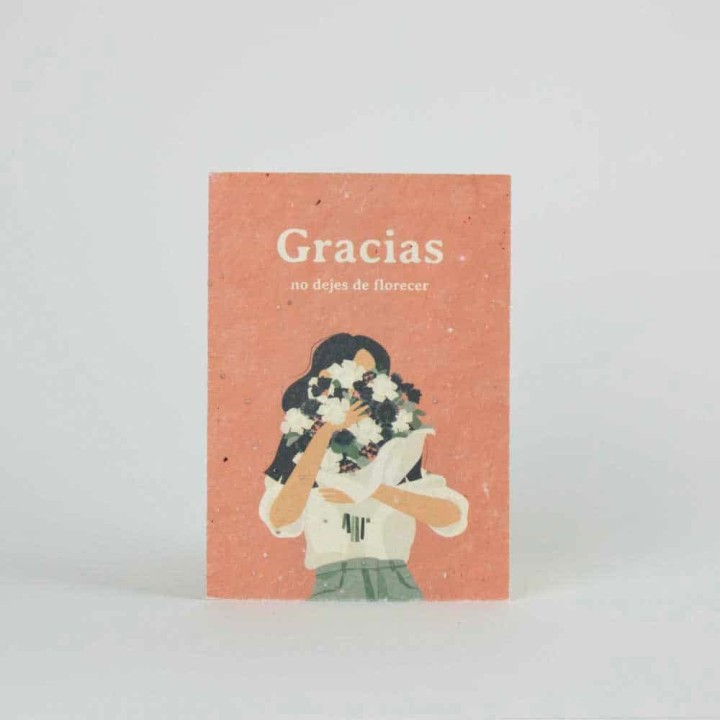 Postal Plantable - Gracias