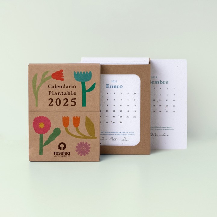 Calendario Plantable 2025: ¡Haz de tu año un ecoamigable viaje de crecimiento!
