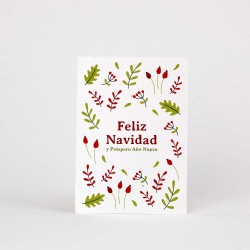 Postal Plantable - Feliz Navidad