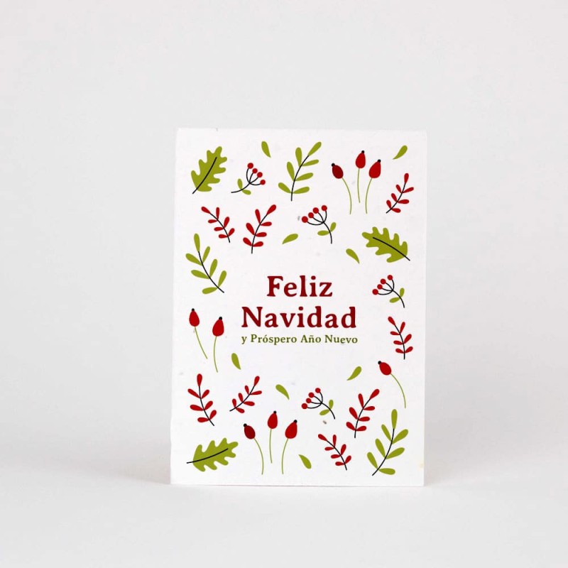 Postal Plantable - Feliz Navidad