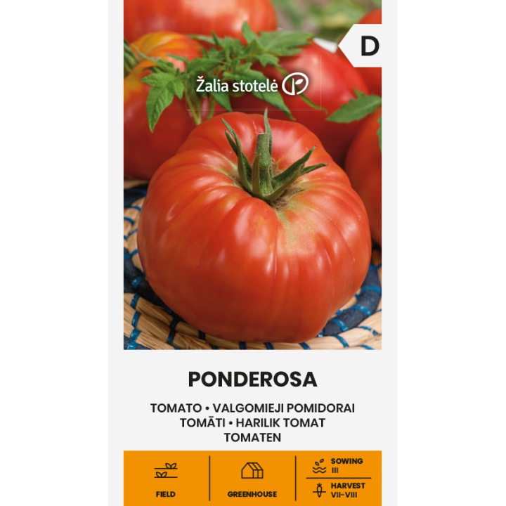 Tomate Ponderosa - Semillas