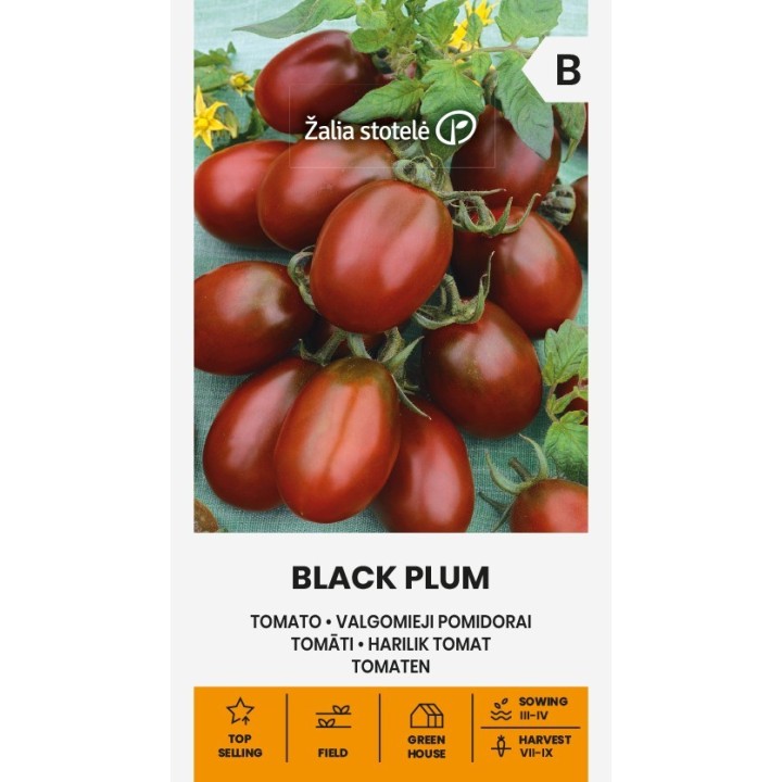 Tomate Ciruela Negra - Semillas