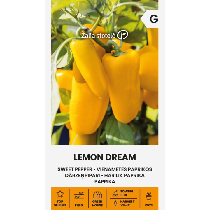 Pimiento dulce Lemon Dream - Semillas