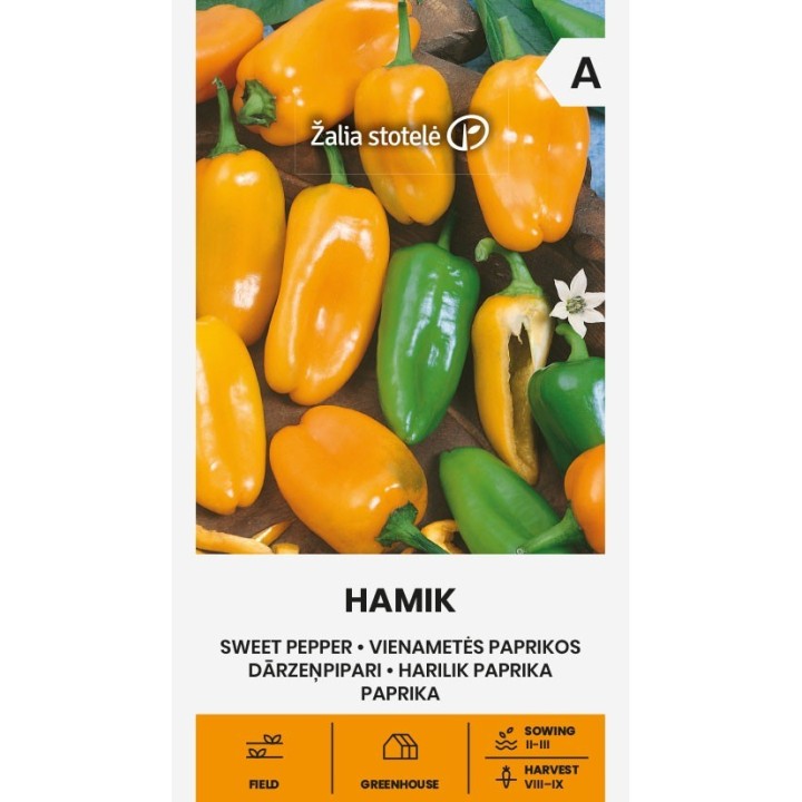 Pimiento dulce Hamik - Semillas