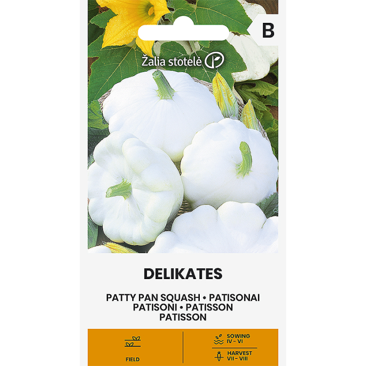 Calabaza Patisson Delikates - Semillas