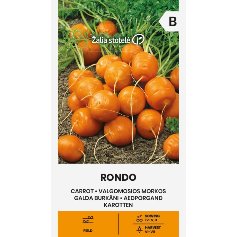 Zanahoria Rondo - Semillas