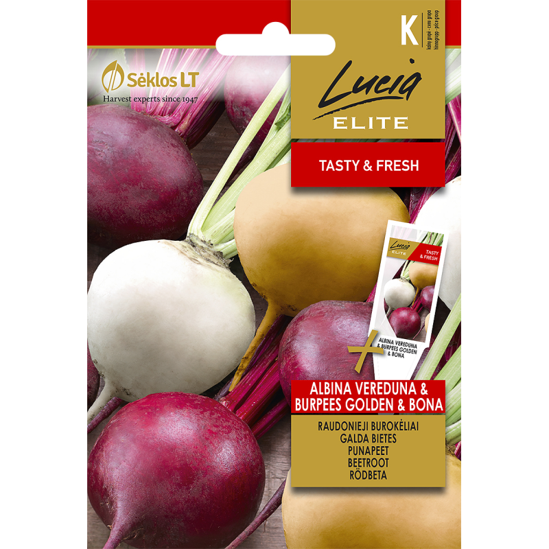 Remolacha blanca, dorada y roja - Semillas