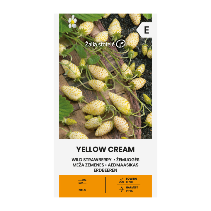 Fresa silvestre Yellow Cream - Semillas