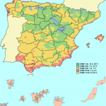 Mapa rusticidad España