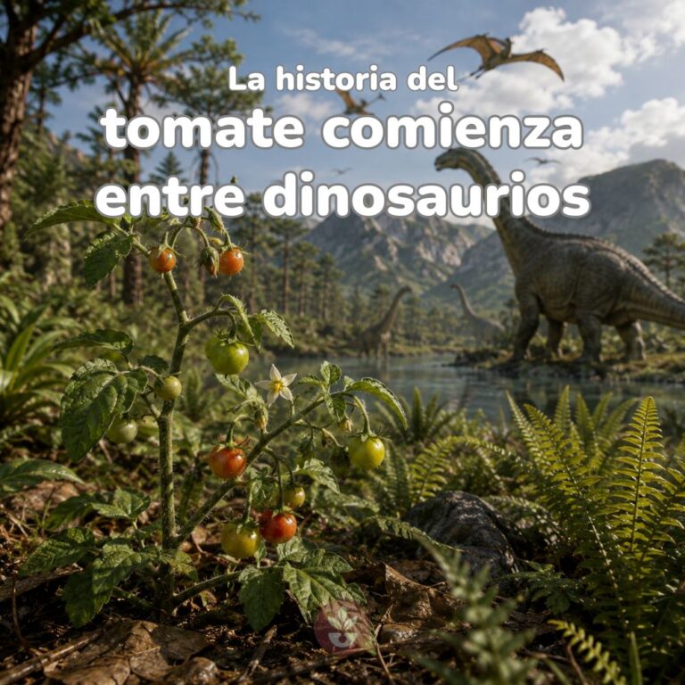 la historia del tomate comienza entre dinosaurios